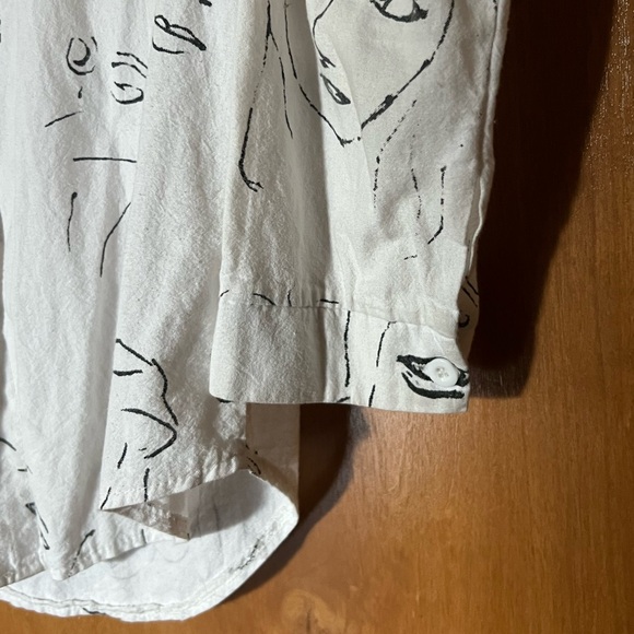 Abstract Face Button Down - Picture 6 of 10